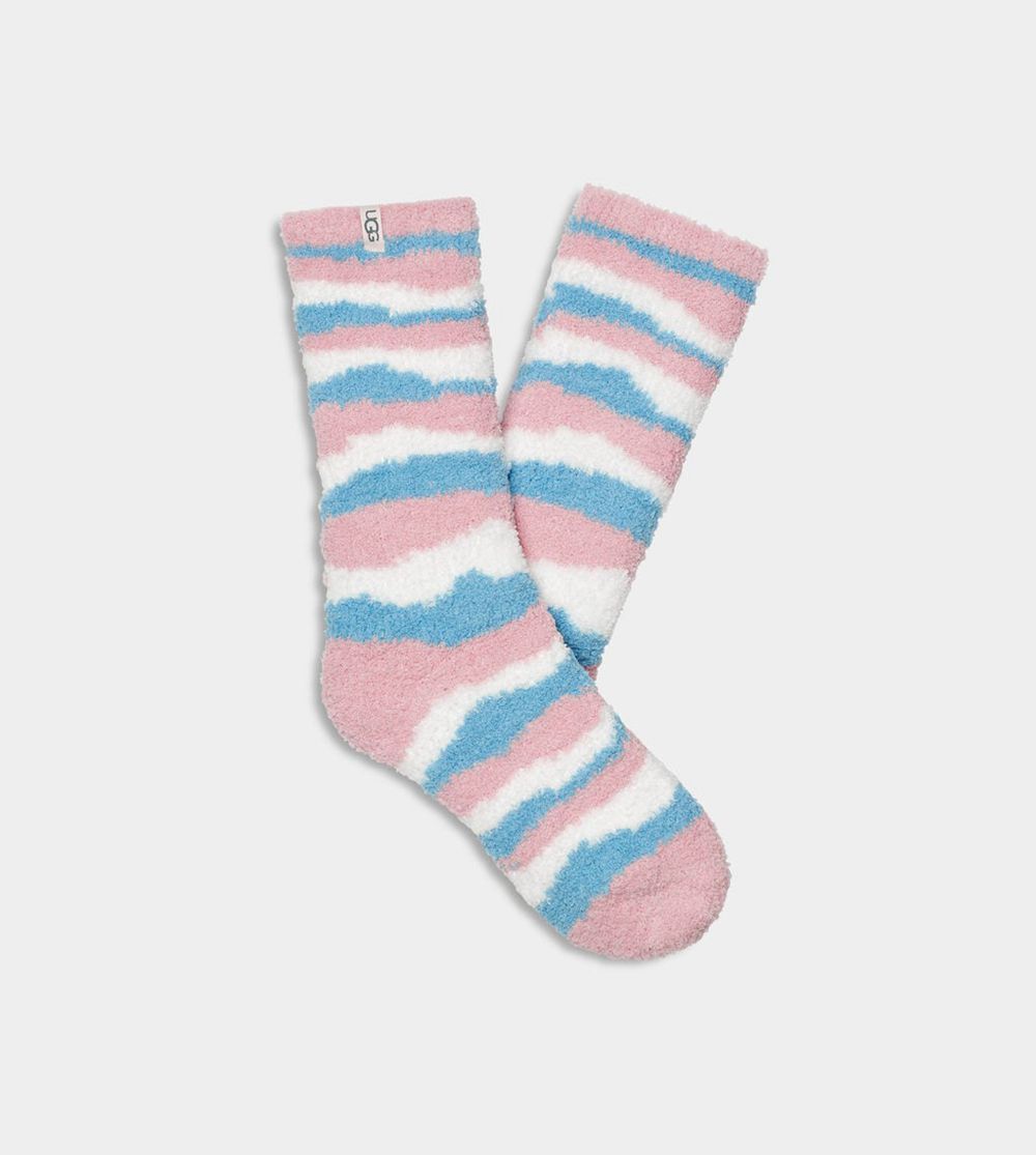 Ugg Pride Cozy - Mens Socks - Stripes - NZ (8036SCWRV)